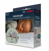 Baterija veikianti LED naktinė lemputė vaikams koala REER