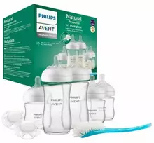 PHILIPS AVENT STIKLINIS BUTELIUKŲ RINKINYS NAUJAGIMIUI NATURAL RESPONSE SCD879/11