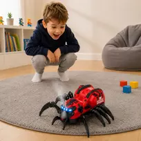 Norimpex Nuotoliniu būdu valdomas robotas Spider kvėpuoja garų šviesos garsu vaikams 3 4 5 6