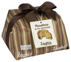 Panettone with three types of chocolate Zaghis Ai Tre Cioccolati, 750 g