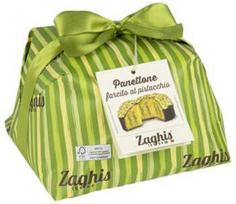 Panettone with a pistachio cream filling Zaghis Farcito al Pistacchio, 800g