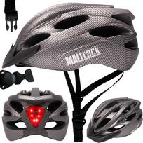 Maltrack MOTERIŠKAS VYRIŠKAS DVIRAČIO ŠALMAS, REGULIUOJAMAS, SPORTINIS, PATOGUS, SU ŠVIESA 58-61 CM