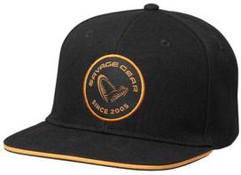 Kepurė Savage Gear Badge Flatbill Cap Juodas Oranžinis