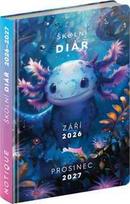 NOTIQUE Mokslo dienoraštis Axolotl (2026 m. rugsėjis – 2027 m. gruodis), 9,8 x 14,5 cm