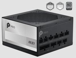MSI PRO A1000PL PCIE5 EU Black 1000W PSU