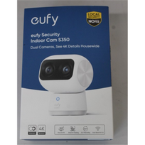 IŠPARDAVIMAS. Anker Eufy Security Indoor Cam S350, White | Anker Eufy Security Indoor Camera | S350 | 24 month(s) | Tabletop | Wide-Angle Lens | Micro SD, Max. 128GB | IŠPAKUOTA, MISSING POSITIONING STICKER | T8416321SO