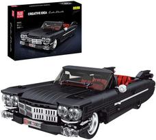 Mould King Statybiniai blokeliai Cadillac Retro car Cabrio 1245 vnt. Pelėsių karalius 10012