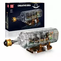 Mould King Mold King Flying Dutchman Ship-in-a- Bottle 10067 Plytų rinkinys 2499