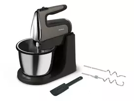 Plakiklis Rankinis mikseris su dubeniu Tefal Powermix Silence HT664EE0, sidabro / juodos spalvos