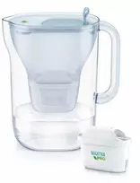 Vandens filtravimo ąsotis BRITA Style Eco 2.4L, mėlynos spalvos su 2x MAXTRA PRO filtrais +DOVANA Brita gertuvė