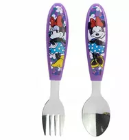 Stor Stalo įrankių rinkinys, stalo įrankiai, šakutė, plieno, MINNIE MOUSE, Mini Mouse šaukštelis