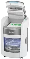 Leitz IQ Optimax AutoFeed 150 80380000 dokumentų smulkintuvas, P4, 150 lapų, 15 litrų talpos atliekų krepšys