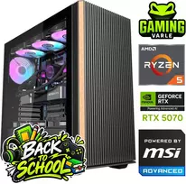 Stacionarus žaidimų kompiuteris Varlė Gaming PC Powered by MSI Back To School | AMD Ryzen 5 9600X + RTX 5070 | 32GB DDR5 | 1 TB M.2 NVMe