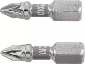 Yato Toya Sa Poland Antgaliai | 6,3 mm (1/4") | S2 Ni | kryžminiai PZ1 | 2 vnt. (YT-78003)
