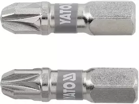 Yato Toya Sa Poland Antgaliai | 6,3 mm (1/4") | S2 Ni | kryžminiai PZ3 | 2 vnt. (YT-78005)