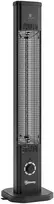 Infraraudonųjų spindulių šildytuvas 2000 W, juodas, 30,5 × 25 × 104,6 cm