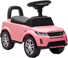 Paspiriama mašinėlė Land Rover Discovery su garsiniais efektais, rožinė, 65,5 × 28 × 42 cm