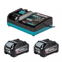 Akumuliatorių ir įkroviklio komplektas MAKITA 40V MAX XGT BL4040F, 2x4,0 Ah