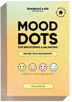 Breakoutaid Mood Dots taškinės priemonės nuo spuogų su niacinamidu, 48 vnt.