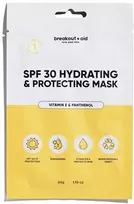 Breakoutaid – drėkinamoji ir apsauginė kaukė su vitaminu E ir pantenoliu, SPF 30