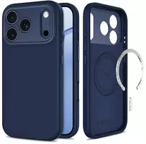 Dėklas TECH-PROTECT UNIQ MagSafe CC iPhone 17 PRO / 18 PRO TAMSIAI MĖLYNAS