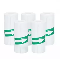 Hurtel HURC-S10 rulonai terminiam spausdintuvui su kamera HURC10/ Wozinsky WDT-01/WDT-02/WDT-03/WDT-04/WDT-05 - Balti (5 vnt.)