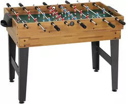 Aosom 13-in-1 daugiafunkcis žaidimų stalas, stalo futbolas, šachmatai, biliardas, stalo tenisas, riešutmedžio spalvos
