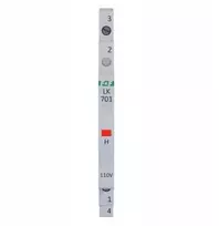 FF Lampka modułowa 1-fazowa raudona 110V AC 1/2 modułu LK-701R-110