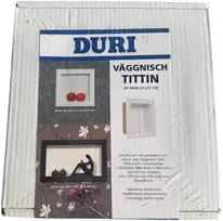 Duri Svenska AB (Švedija) Įleidžiama sienos niša Duri VAGGNISCH TITTIN balta, Matmenys: 270 x 440 mm, Spalva: Balta