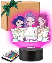 Plexido Huntrix Rumi Mira Zoey 3D LED naktinė lempa mergaitėms, dovana