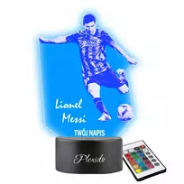 Plexido 3D LED naktinė lempa Lionel Leo Messi futbolo žaidėjas