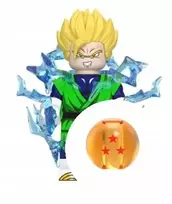 WM Son Gohan SSJ su žaibais iš Dragon Ball minifigūrėlės kaladėlėms