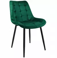Gockowiak NORMAN VELVET KĖDĖ, TAMSIAI ŽALIA, ELEGANTI VALGOMOJE SVETAINEI
