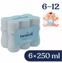 KENDAMIL LIQUID 2 TOLESNIS PIENAS SU DHA KŪDIKIAMS, skystas 250 ml x 6