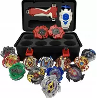 SPINNER 12x BURST BEYBLADE DISK SUKAS DĖŽĖS SPALVOTAS PALEIDIMAS