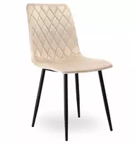 Ehokery DEXTER BEIGE BEIGE VELVET MINŠTA KĖDĖ VALGOMOJE SVETAINEI, MODERNA