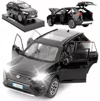Toys METALINIS MODELIS TOYOTA RAV4 DRIVE LED GARSAS ATIDARYTAS DURYS AUTOMOBILIO GABUOTAS 1:32