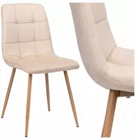 Ehokery MONTANA VELVET BEIGE VELVETINĖ KĖDĖ SVETAINEI, ELEGANTIS VALGOMAS