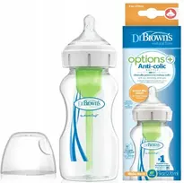 DR BROWNS ANTI-COLIC BUTELIŲ PLAČIOS OPTIONS+ 270