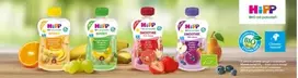 HiPP BIO Mousse obuoliai, bananai, avietės su SPELTA 100g po 6 mėn.
