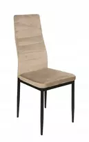 Meble Moskaa 4x MINŠTINĖ KĖDĖ VALGOMO VIRTUVEI KĖDĖ VELŪRAS FADO BEIGE