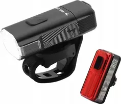 Moon Rigel Lite + Helix Lite dviračio žibintų rinkinys, įkraunamas, 500 lm
