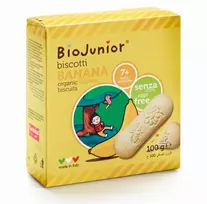 BANANŲ biskvitiniai TORTAI VAIKAMS 7M BIO [BIOJUNIOR]