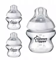 Tommee Tippee maitinimo buteliuko rinkinys 3x150 ml. čiulptukas nemokamai 0+
