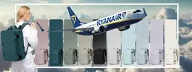 Loftek Vakuuminė lėktuvo kuprinė su USB pompa 40x25x20 Wizzair Ryanair Žalias