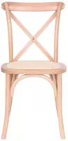 Avida Design Medinė kėdė Solido Natural Rattan Natural Boho Svetainė Balkonas Terasa
