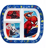 Stor SPIDERMAN MARVEL padalinta lėkštė su trimis skyriais berniukui
