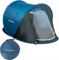 Dunlop Savaime sulankstoma palapinė su tinkleliu nuo uodų, 1 asmeniui, 220 x 120 x 90, Neperšlampama