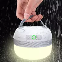 Nešiojama kempingo palapinės lempa, kempingo LED, USB