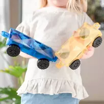 Connetix Magnetiniai blokai Rainbow Car Pack 2 Connetix automobiliai ir traukiniai